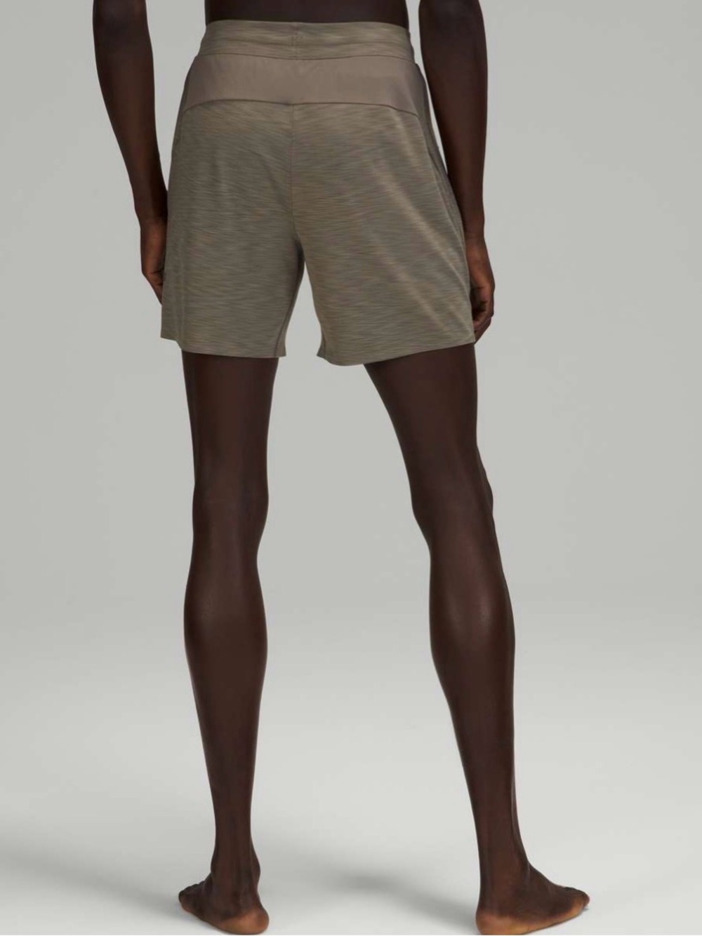 Lululemon Balancer Short Everlux 6” - Rover (Gray/Brown) Athletic Yoga Shorts - Picture 6 of 7
